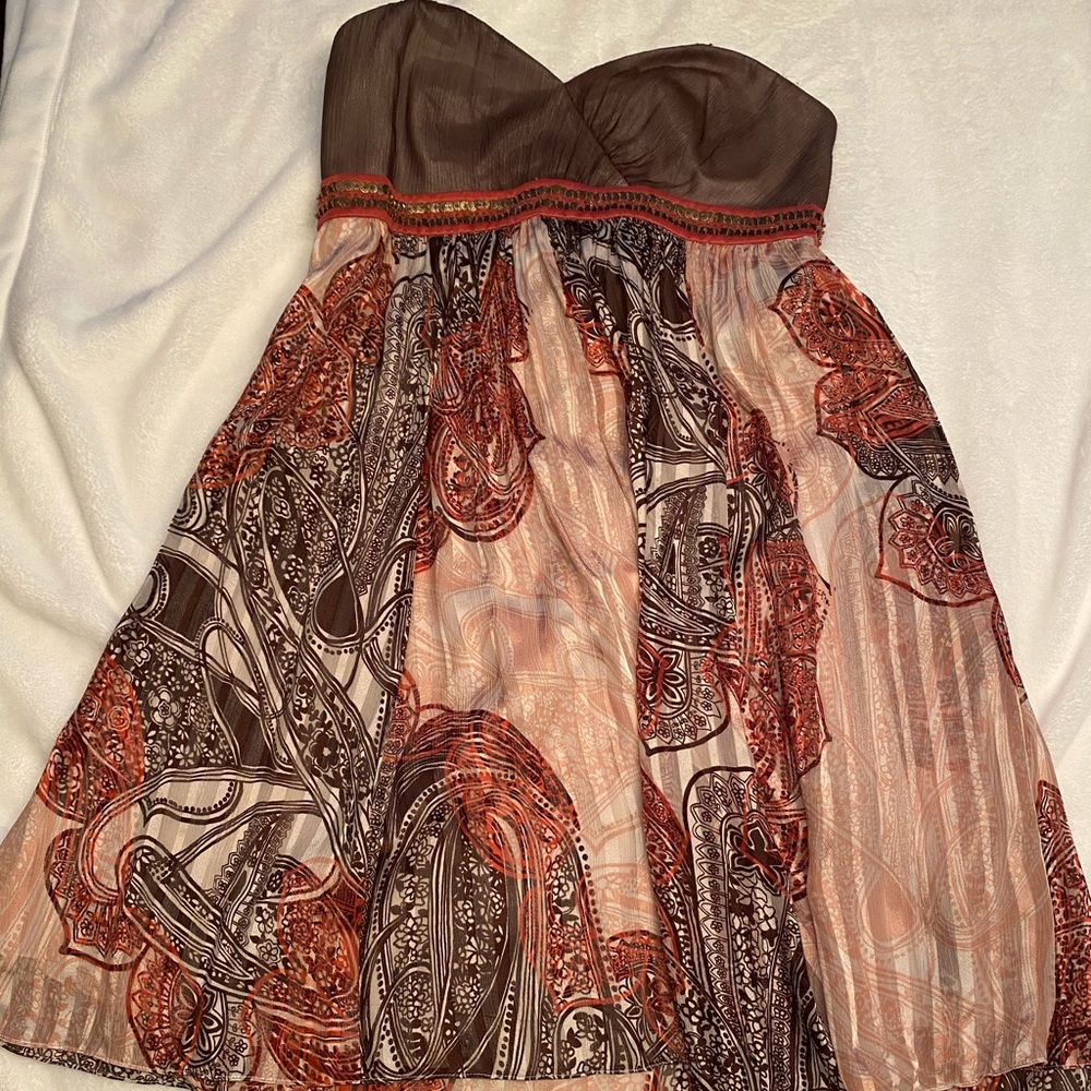 BCBG strapless dress